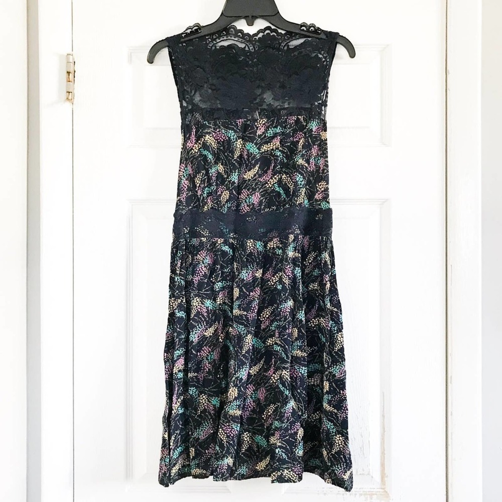 Free People Floral Scallop Lace Dress